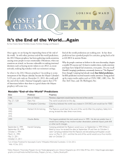 It`s the End of the World...Again