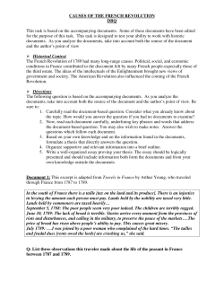 French Revolution DBQ - White Plains Public Schools