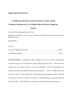 Supporting Info - Department of Chemistry HKU