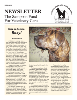 Fall 2012 Newsletter