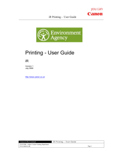 Printing - User Guide