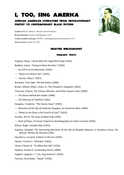 I, Too, Sing America