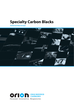 Specialty Carbon Blacks