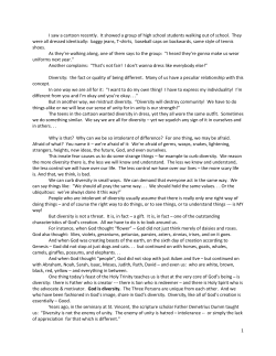 1 I saw a cartoon recently. It showed a group of high school students