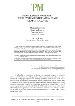measurement properties of the system justification scale