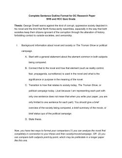 Complete Sentence Outline Format for DC Research Paper SHS