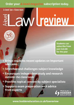 Order your A-level magazine subscription today. Brings students