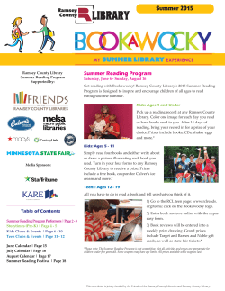 Summer 2015 - Ramsey County Libraries