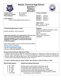 Spanish 2 Costantino