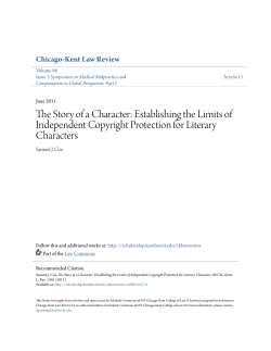 The Story of a Character: Establishing the Limits of Independent