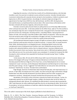 The New Frontier, American Business and the Economy