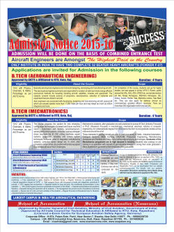 Poster (15x20) - School of Aeronautics