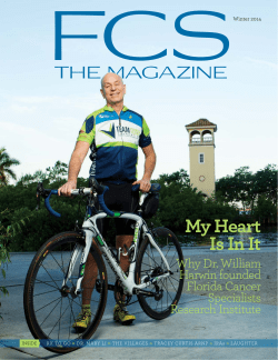 My Heart Is In It - Florida Cancer Specialists