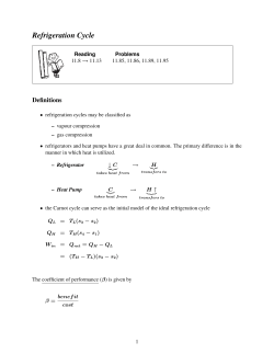 Refrigeration Cycle