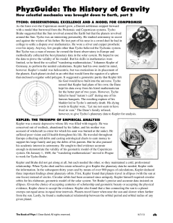 The History of Gravity, part 2