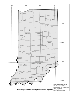 Latitude and Longitude - Indiana Geological Survey