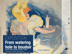exposition - Mus&eacute;es de Grasse