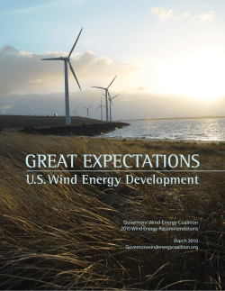 great expectations - Governors` Wind Energy Coalition