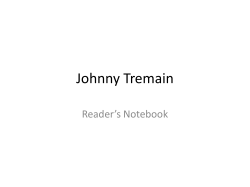 Johnny Tremain - Moore Public Schools