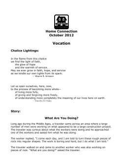 Home Connection - First Unitarian Universalist Church of San Diego