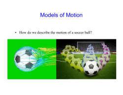 Models of Motion