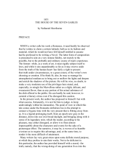 House Of The Seven Gables,The