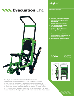 Evacuation Chair