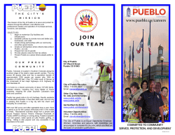 Career Brochure - City of Pueblo