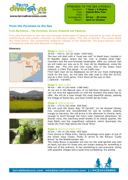 info in PDF - Bike Rentals and Tours in Spain Barcelona. TERRA