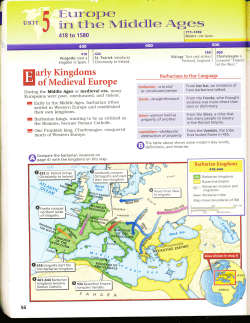Map 3 Barbarian Kingdoms Nystrom Atlas page 56