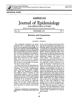 Journal of Epidemiology