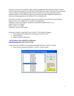 Guidelines for using Atune&reg; with third party software