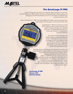 The BetaGauge PI PRO