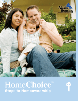 HomeChoice - Alaska Housing Finance Corporation