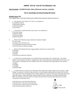 AMDEC SCH 3U Unit #2 Test (Modules 5-8)
