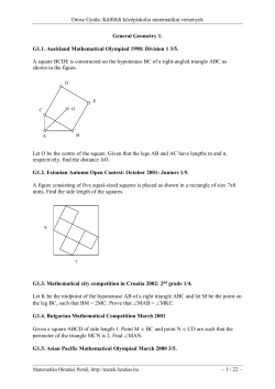Orosz Gyula: K&uuml;lf&ouml;ldi k&ouml;z&eacute;piskolai matematikai