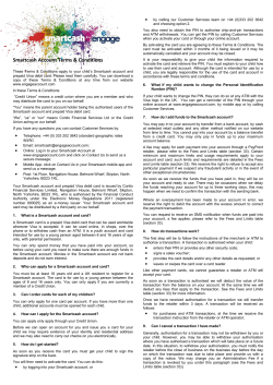 Smartcash Terms and Conditions