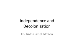 Indian Independence