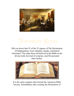 Did you know that 52 of the 55 signers of The Declaration of
