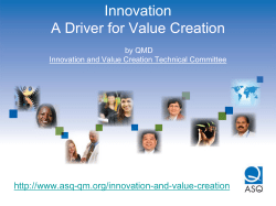 Innovation Defined - ASQ - Quality Management Division