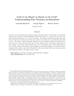 Understanding Peer Pressure in Education