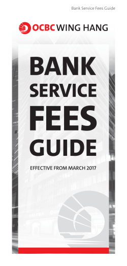 Service Fees - OCBC Wing Hang Bank Limited