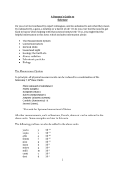 1 Science - A Dummy`s Guide Do you ever feel confused by expert