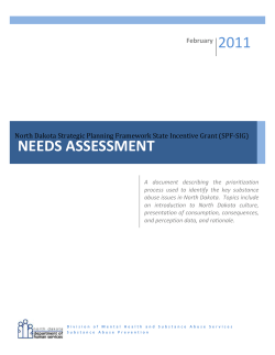 Substance Abuse Prevention | North Dakota PRMC