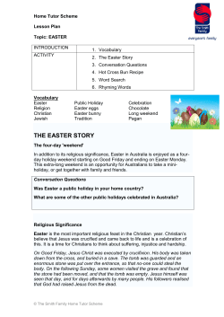 Easter - The Smith Family