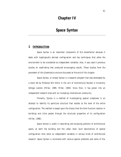 Space Syntax