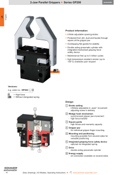 2-Jaw Parallel Grippers Series GP200