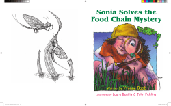 Sonia solves the food chain - St. Johns River Water Management