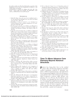 Time To Move Advance Care Planning Beyond Advance Directives