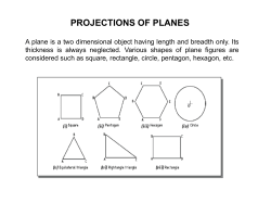PROJECTIONS OF PLANES